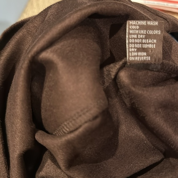 J McLaughlin Faux Suede Bell Sleeve Top, Size S - Picture 4 of 4